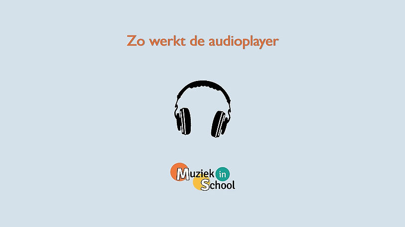 Audioplayer Muziek In School